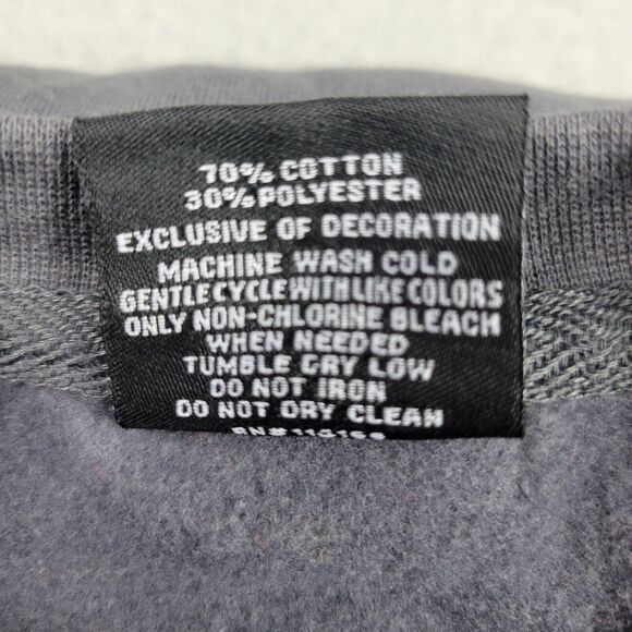 Mississippi State Bulldogs Mens L Sweatshirt Arch & Logo Tackle Twill Colosseum - Picture 6 of 13